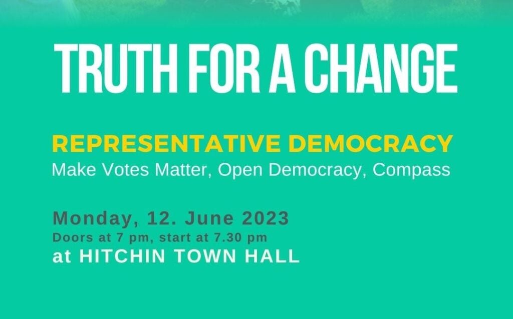 Truth For a change poster for June 2023